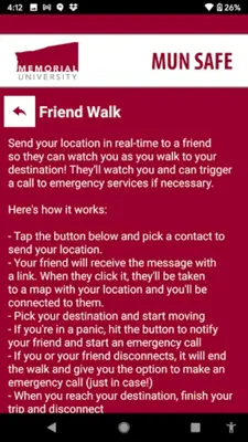 MUN SAFE android App screenshot 3